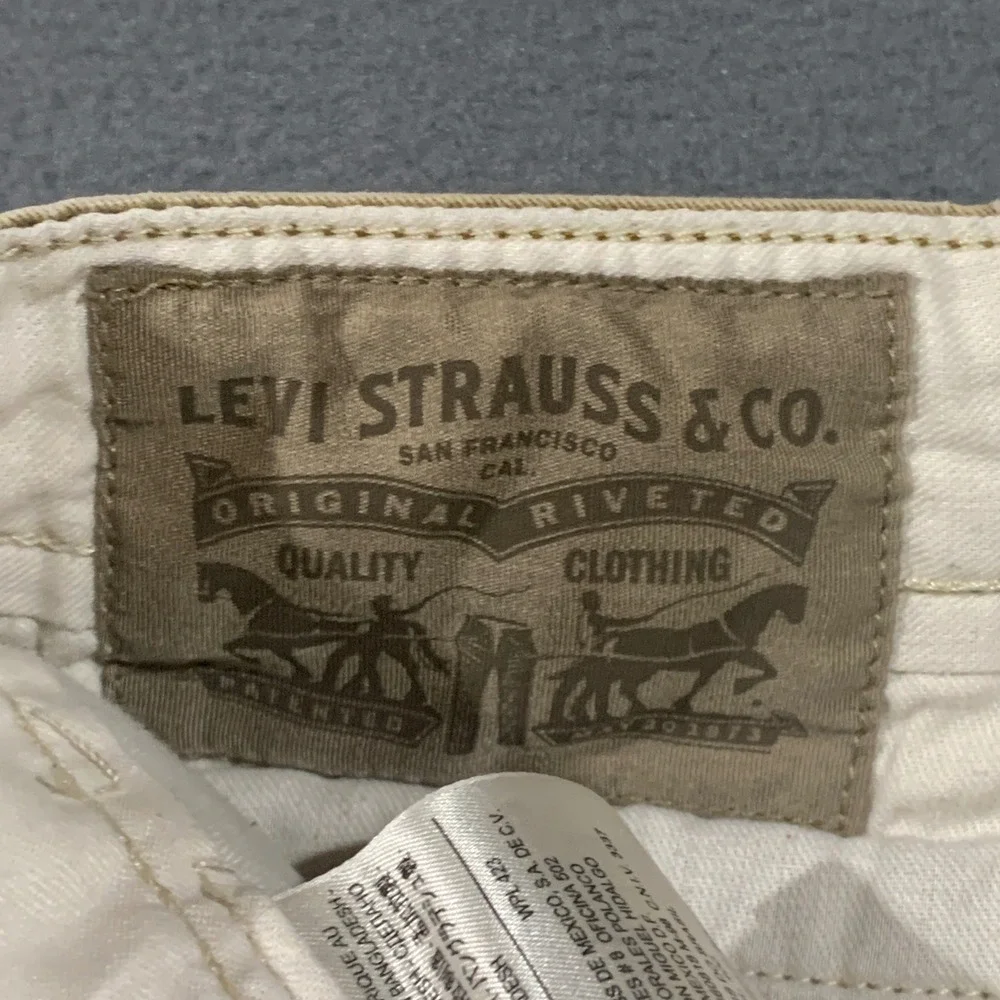 Levi Strauss Mens‎ Cargo Pants Khaki Tan Cotton Straight Leg 12462-0010 W38 L32